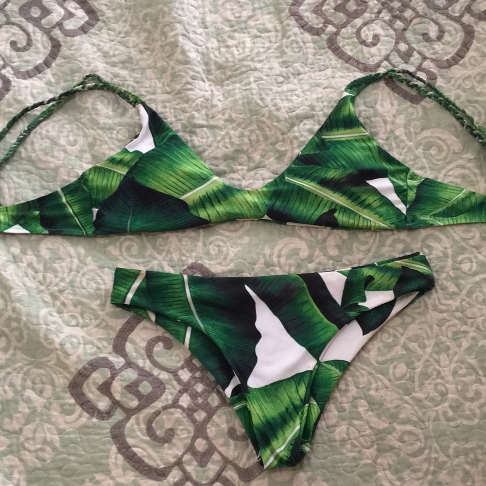 Palm leaf bikini